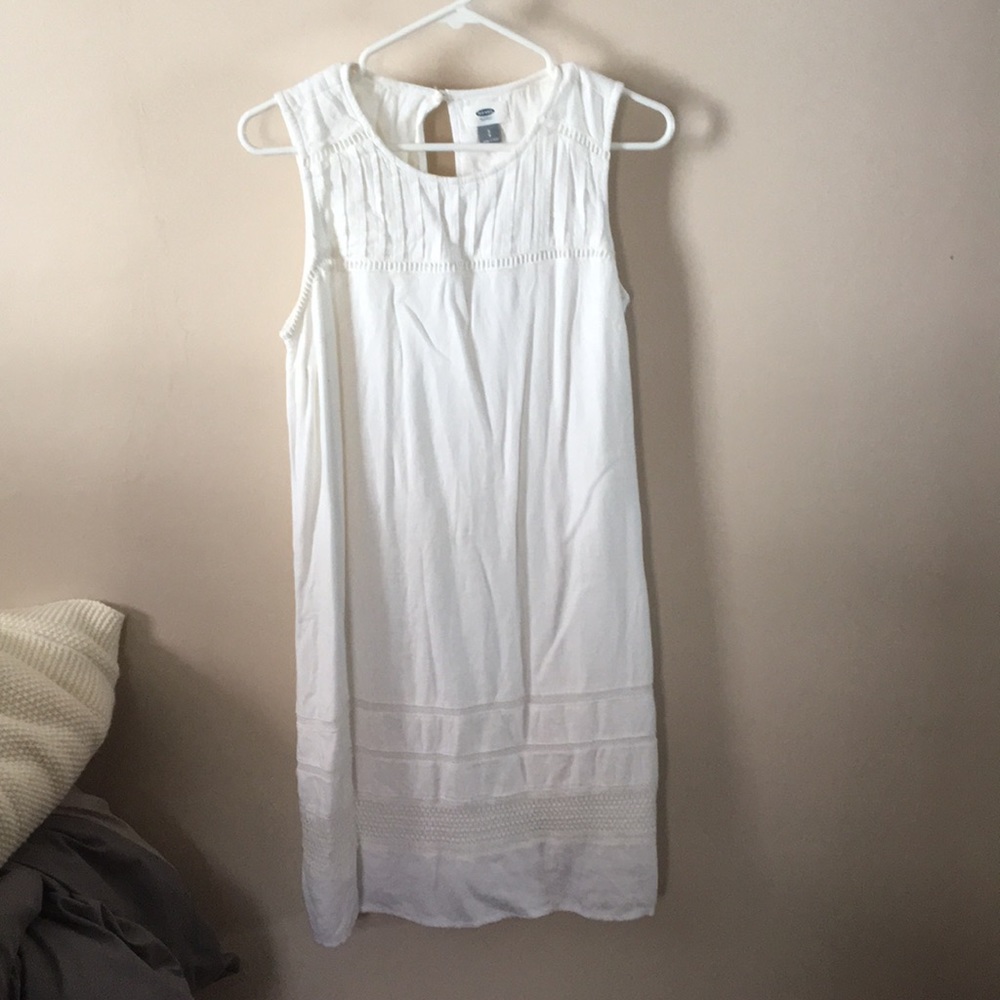 Old Navy white tank dress